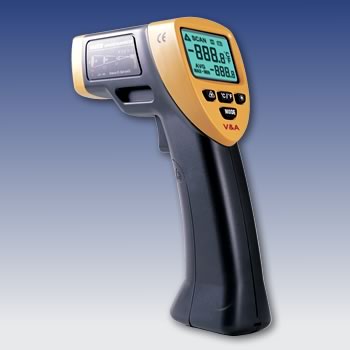 Industrial infrared thermometer alarming with high accuracy professional V&A VA6533